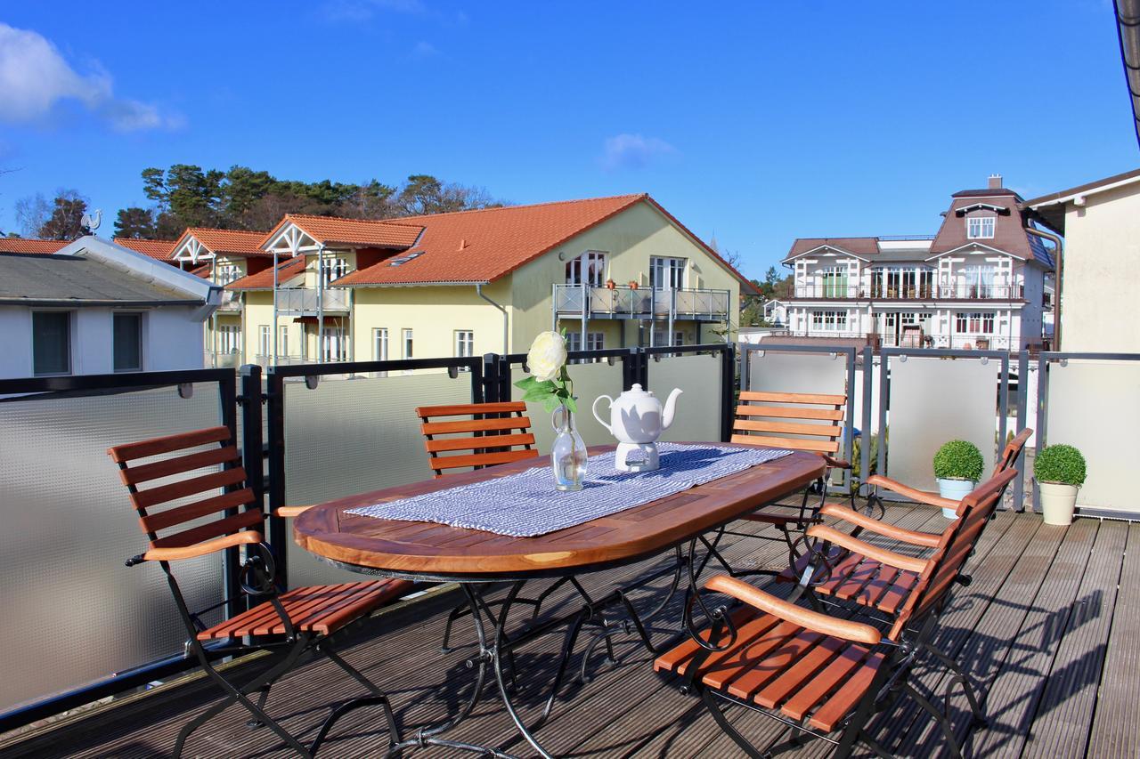 Strandnahe Fewo Mit 3 Schlafzimmern Und Balkon, Villa Vergissmeinnicht 02, Binz Zewnętrze zdjęcie